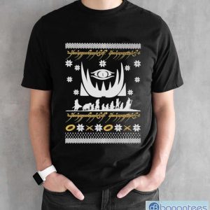 Lotr Ugly Christmas Shirt - Black Unisex T-Shirt
