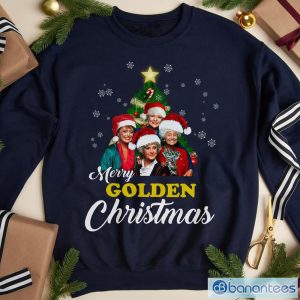 Merry Golden Christmas Quotes T-shirt, Blanche Rose Dorothy Sophia Christmas Shirt Xmas Unisex Gift Product Photo 1