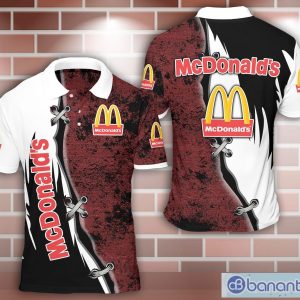 mcdonald's All Over Printed 3D Polo Shirt For Sport Lover Product Photo 1
