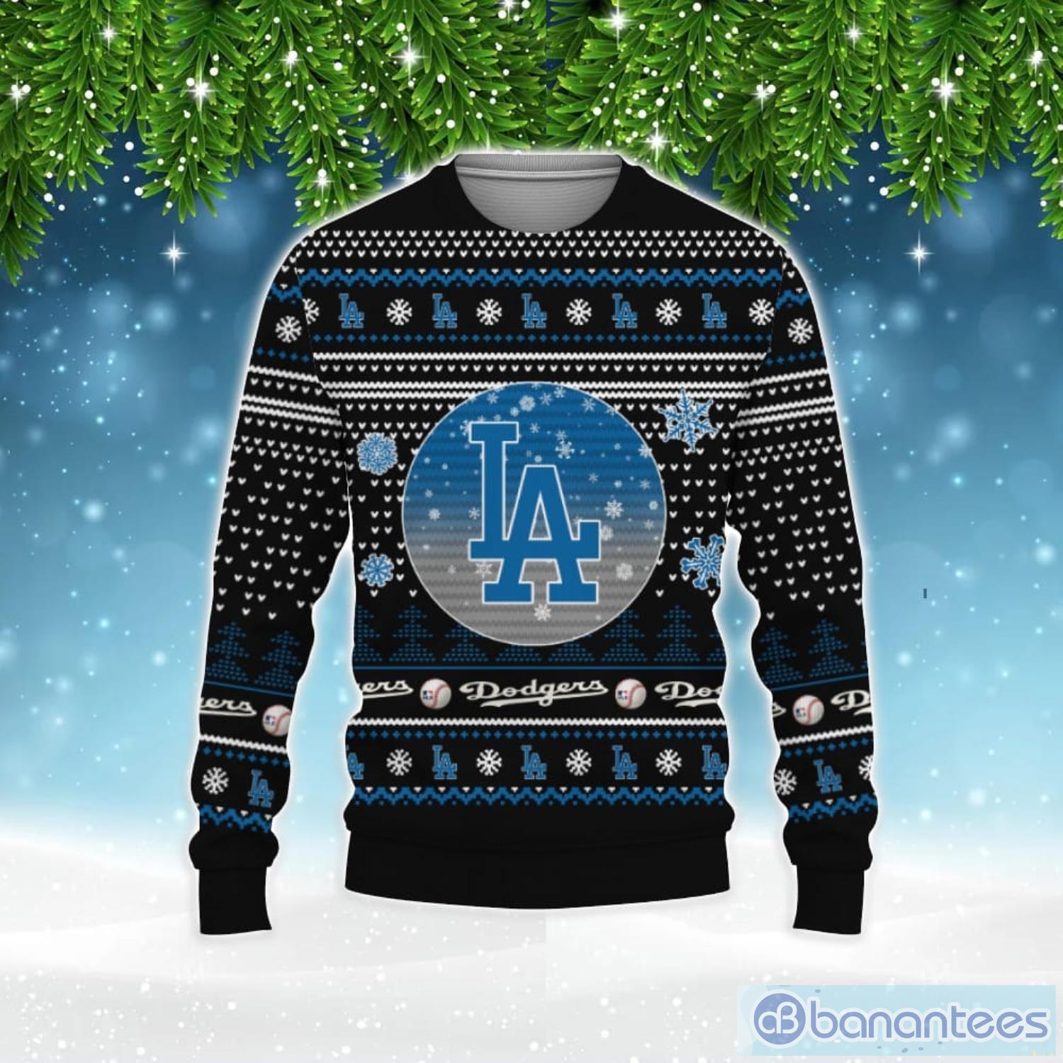 Merry Christmas 2023 Ugly Unisex Baseball American Los Angeles Dodgers Ugly  Christmas Sweater Christmas Gift - Banantees