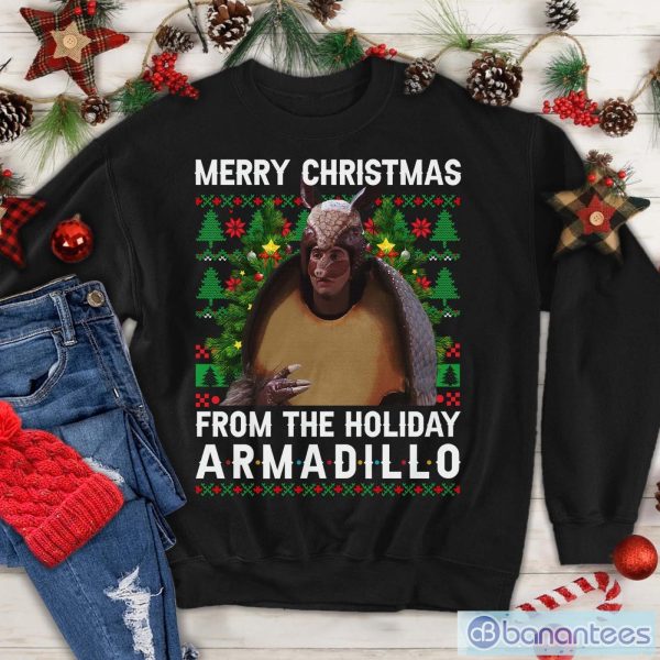 Merry Christmas From The Holiday Armadillo Christmas Shirt Xmas Unisex Gift Product Photo 1