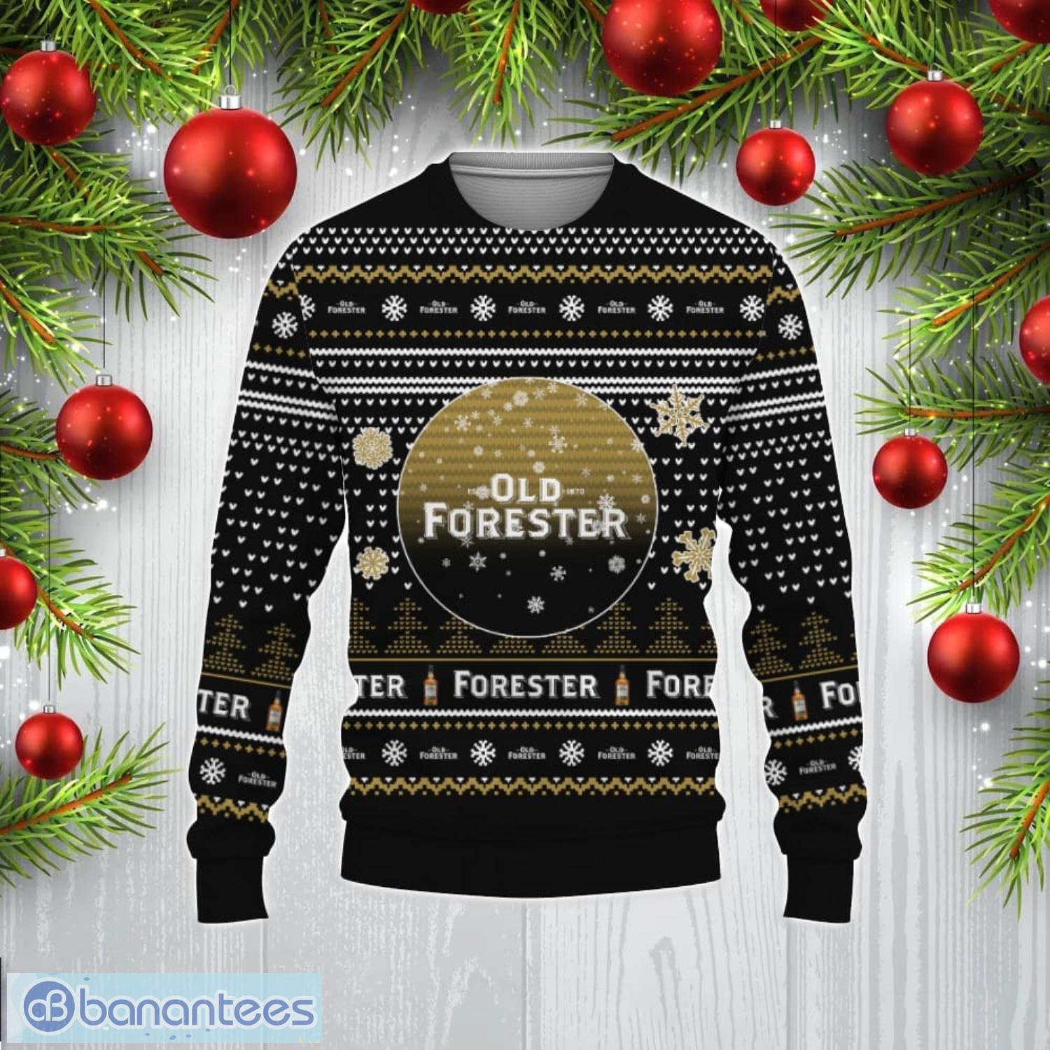 Merry Christmas Old Forester WhiskeyLover Christmas Gift Ugly