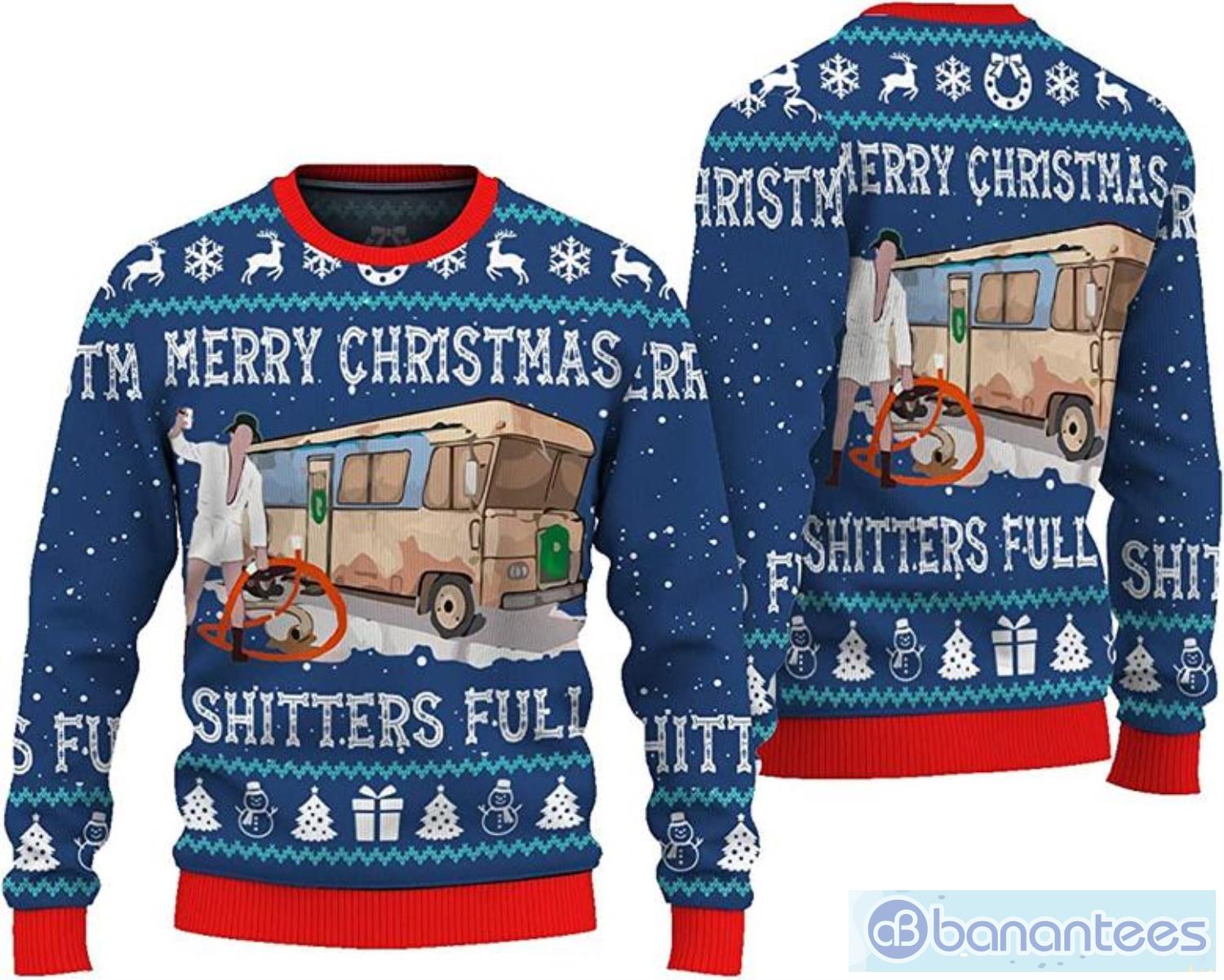 merry christmas shirtters full blue ugly sweater christmas christmas gift for men and women party holiday image Merry Christmas Shirtters Full Blue Ugly Sweater Christmas Christmas Gift For Men And Women Party Holiday Product Photo 1