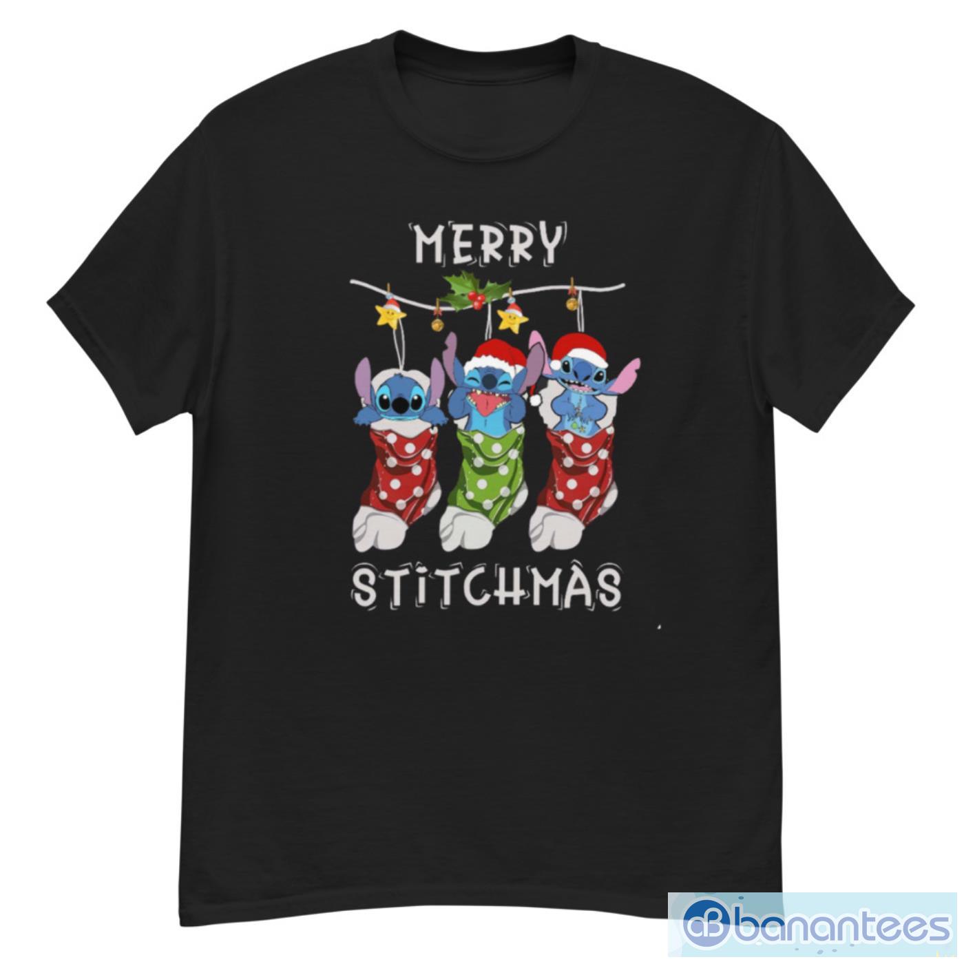 merry stitchmas with stitch christmas sweatshirt image Merry Stitchmas With Stitch Christmas Sweatshirt - G500 Men’s Classic T-Shirt