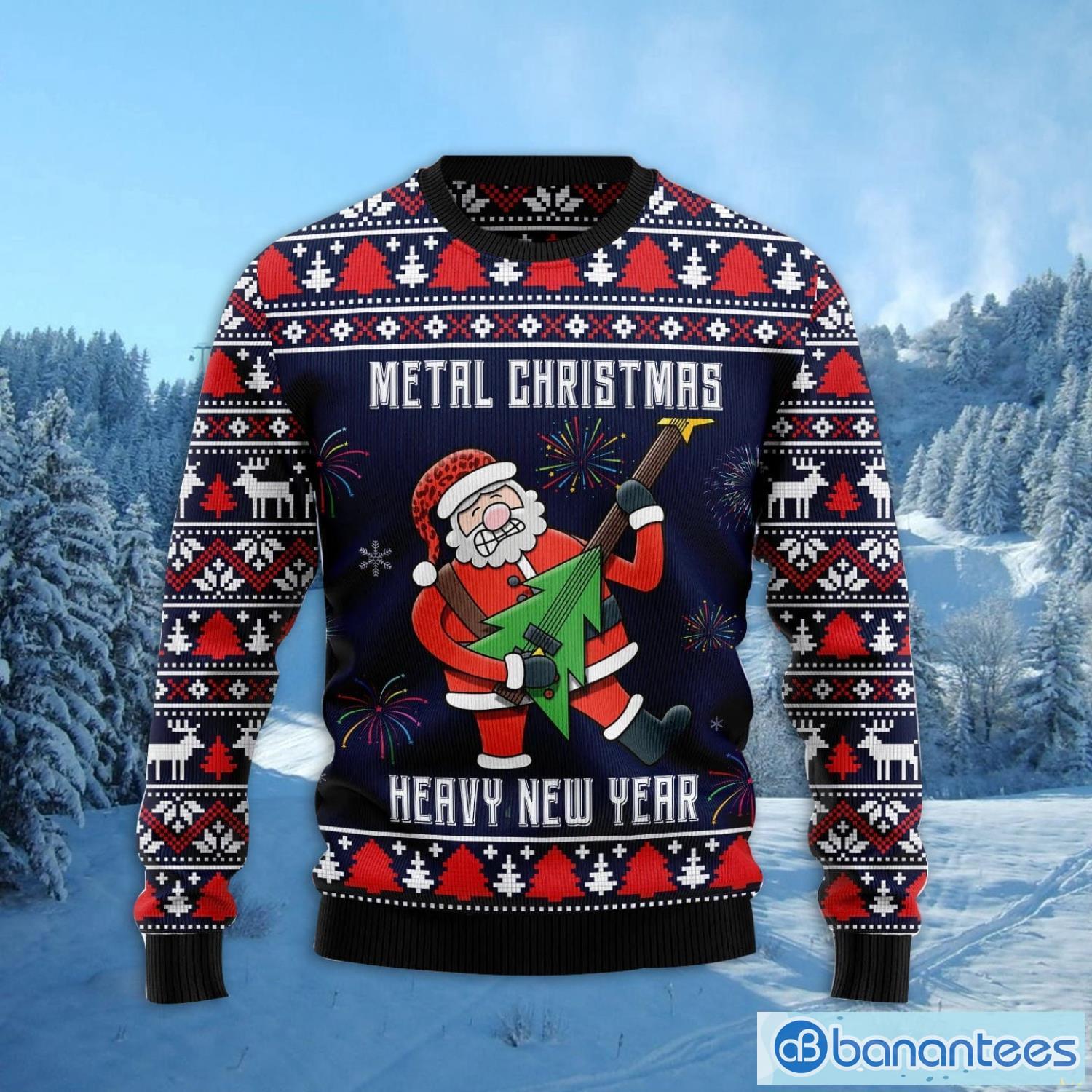 Ugly metal christmas sweaters sale