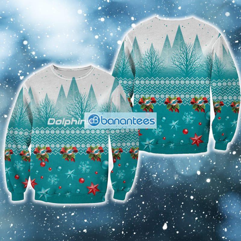 Miami Dolphins Snoppy Christmas Knitted Sweater For Men And Women - Limotees