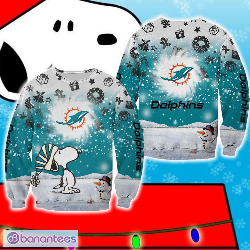 NFL Miami Dolphins Shirt Cute The Snoopy Show Custom Name And