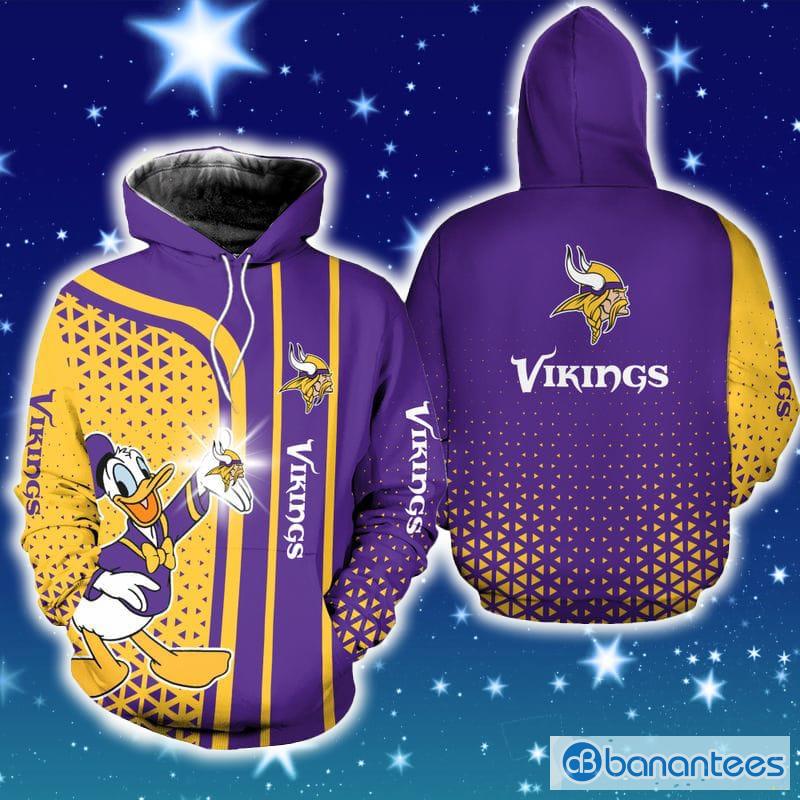 Minnesota Vikings Hoodies Full Over Print - Banantees