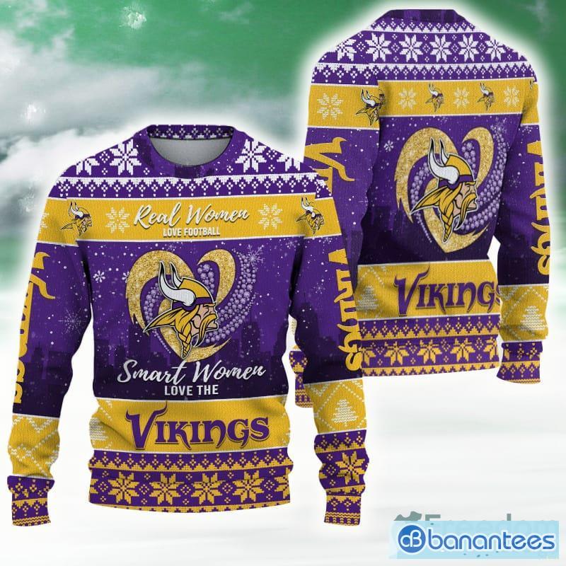 Minnesota Vikings Football Logo 3D Hoodie Team Nfl 3D Sweatshirt