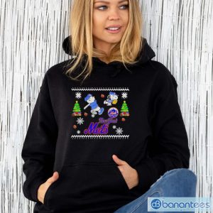 Official New York Mets Snoopy For Christmas Shirt - Unisex Hoodie