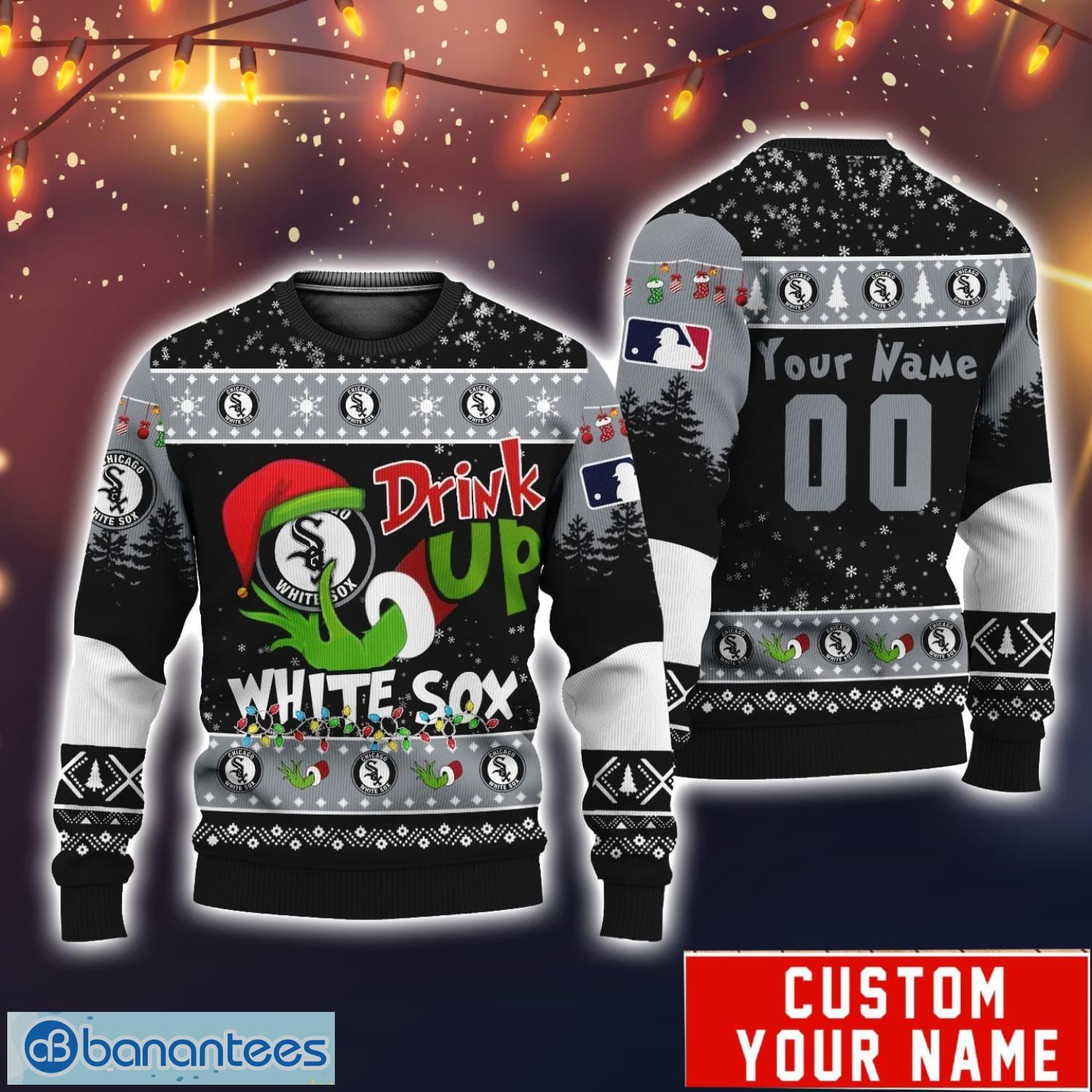 https://image.banantees.com/2023/10/mlb-grinch-drink-up-chicago-white-sox-custom-name-and-number-ugly-christmas-sweater-christmas-gift.jpg