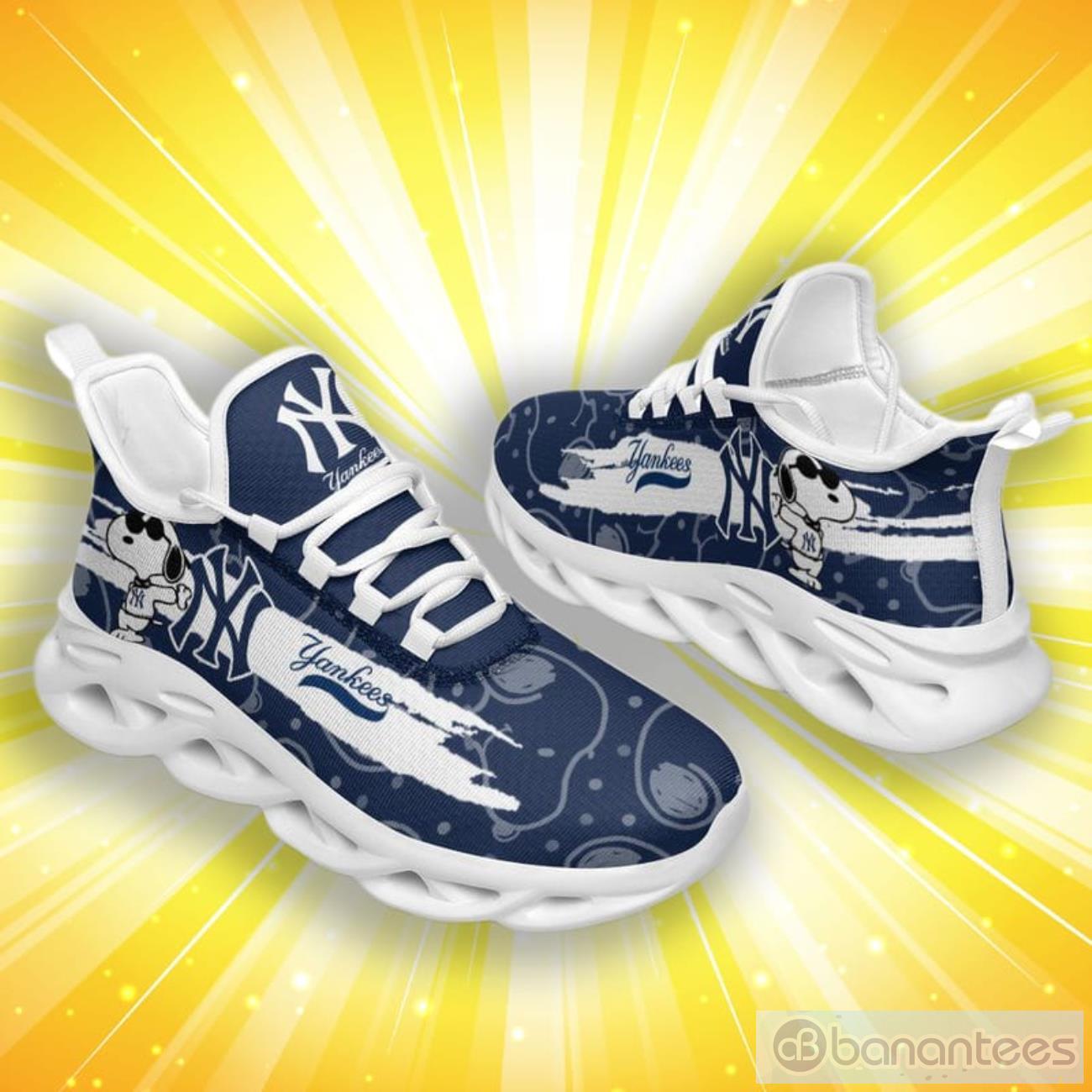MLB New York Yankees Snoopy Exclusive Max Soul Shoes - Banantees