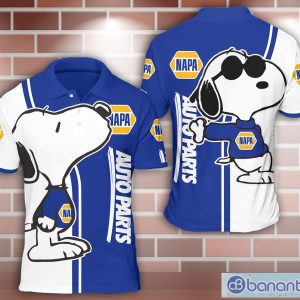 napa auto parts Snoopy Kiss 3D Polo Shirt For Sport Lover Product Photo 1