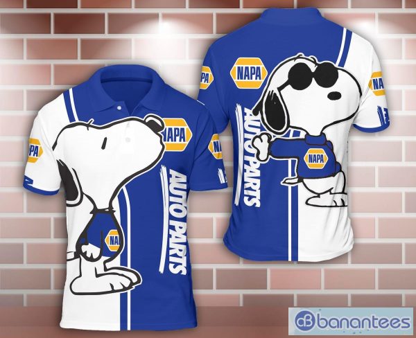 napa auto parts Snoopy Kiss 3D Polo Shirt For Sport Lover Product Photo 1