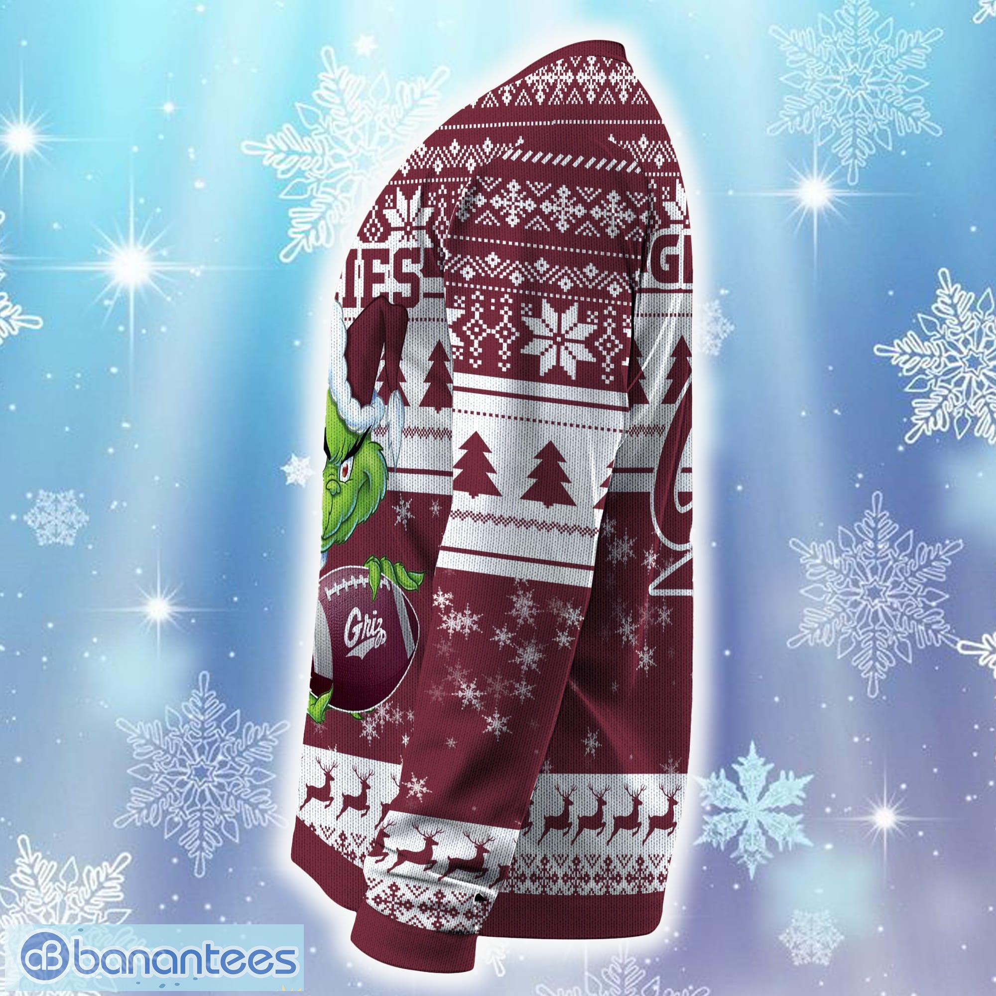 NCAA Montana Grizzlies Grinch Christmas Ugly Sweater New For Fans Gift  Holidays Christmas - Freedomdesign