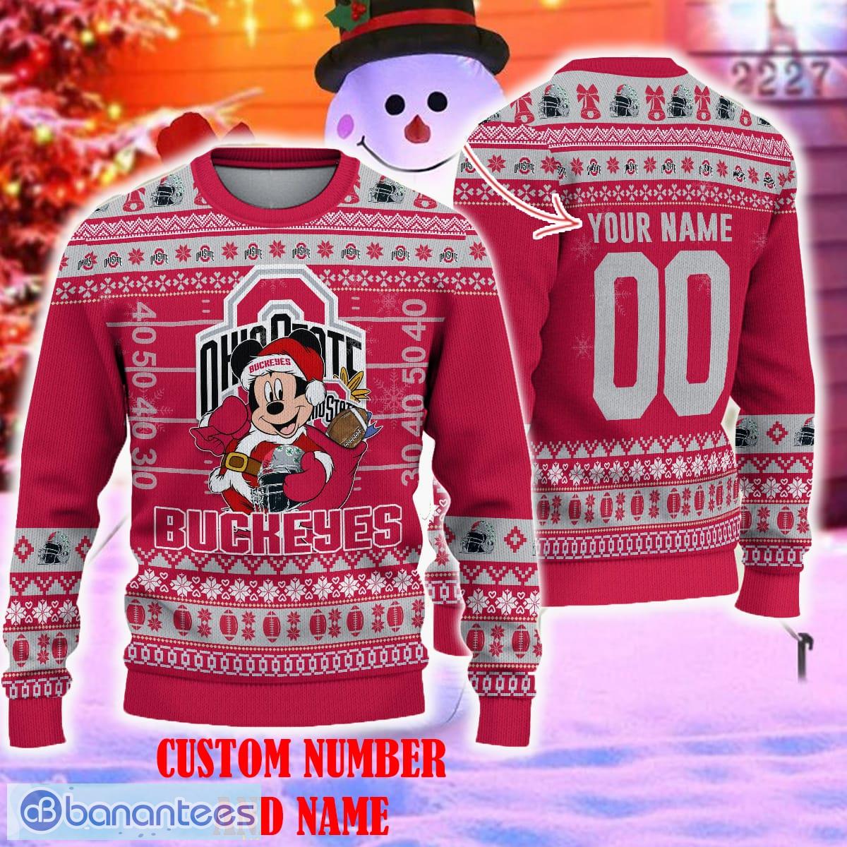 Ohio state buckeyes 2024 ugly christmas sweater