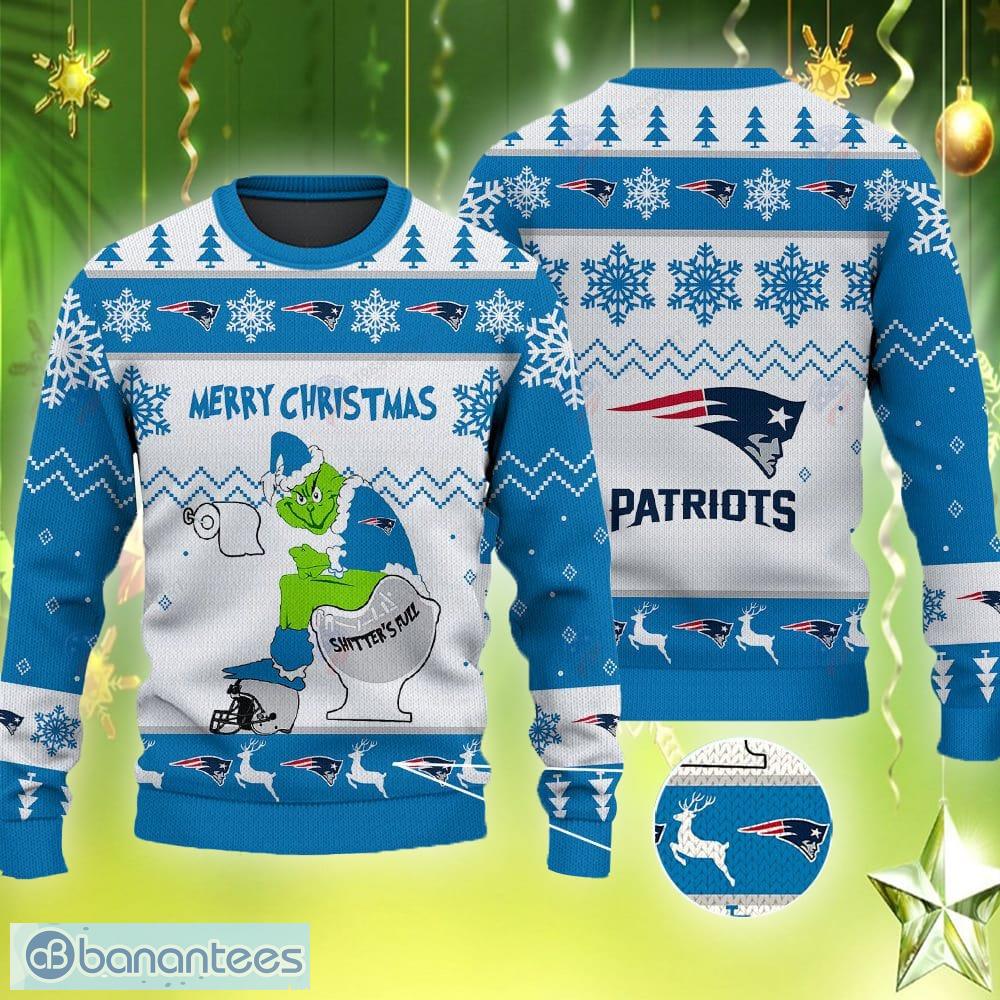 NFL New England Patriots Christmas Gift 3D Ugly Christmas Sweater For Men  And Women - Banantees