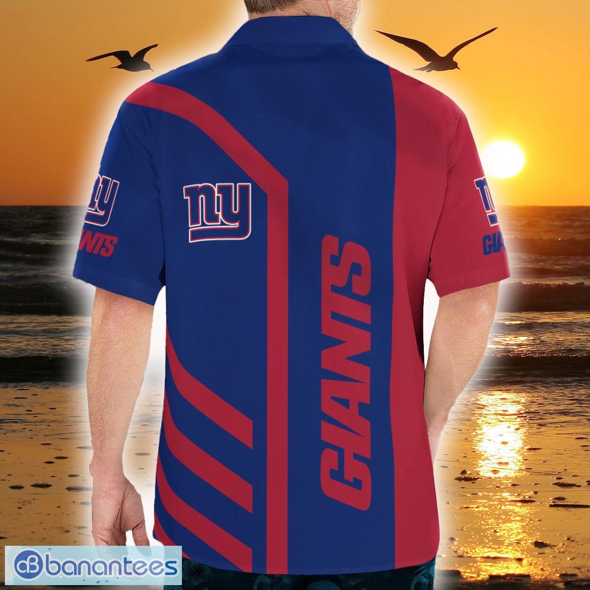 NFL New York Giants Gucci And Tropical Pattern Hawaiian Shirt And Beach  Short