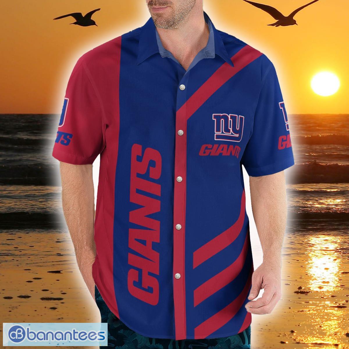 NFL New York Giants Gucci And Tropical Pattern Hawaiian Shirt And Beach  Short