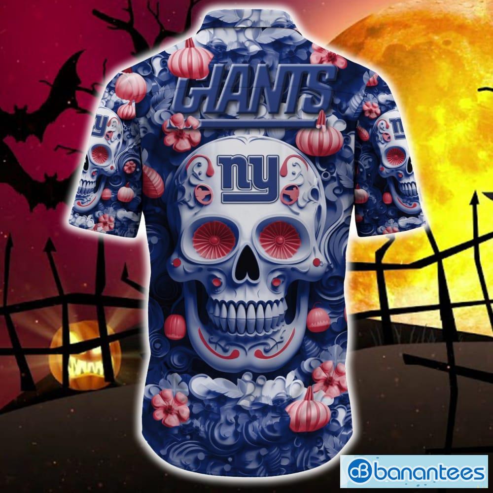 New York Giants Nfl Hawaii Aloha Full Shirts Men And Women For Fans -  Banantees