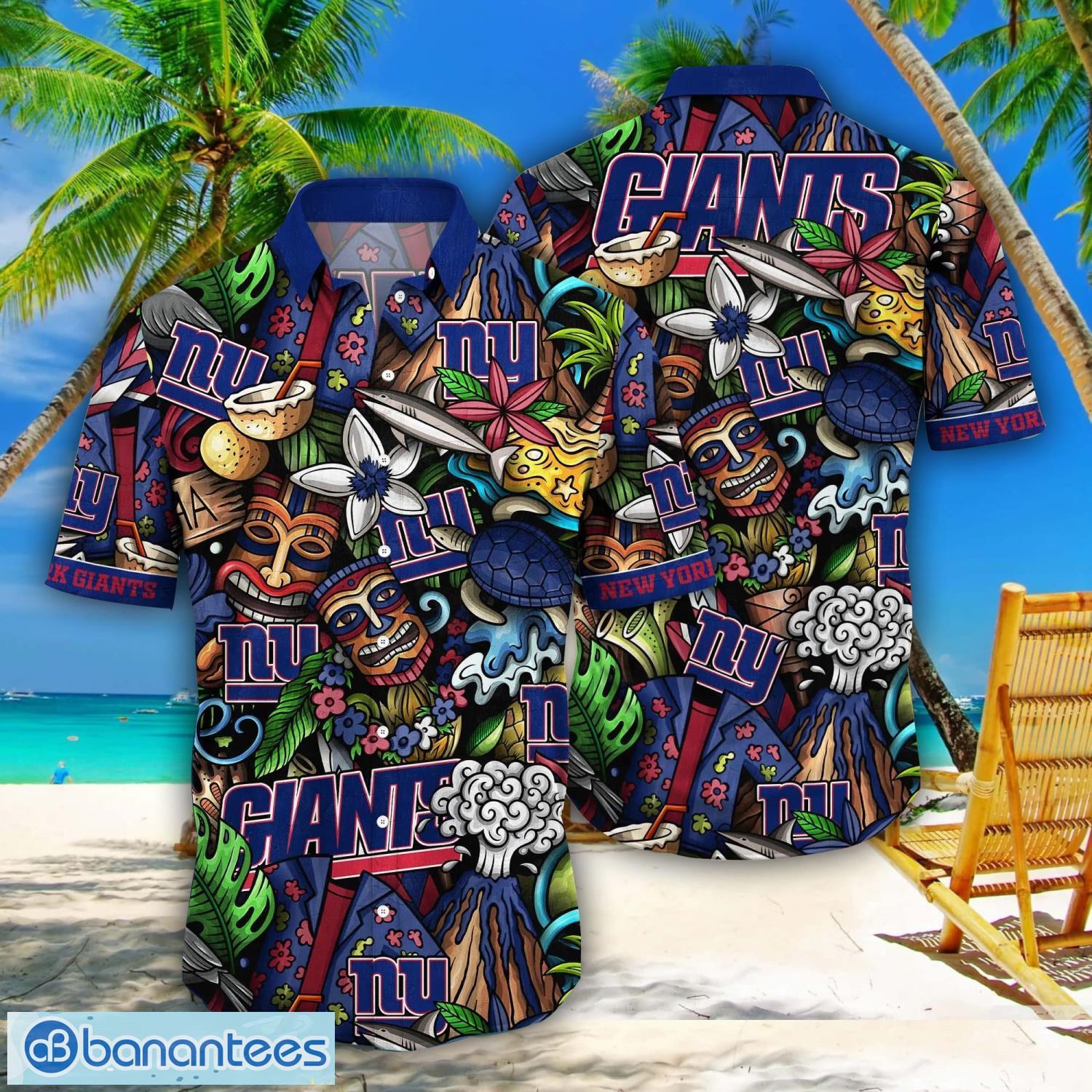 New York Giants NFL Hawaiian Shirt Sandalstime Aloha Shirt