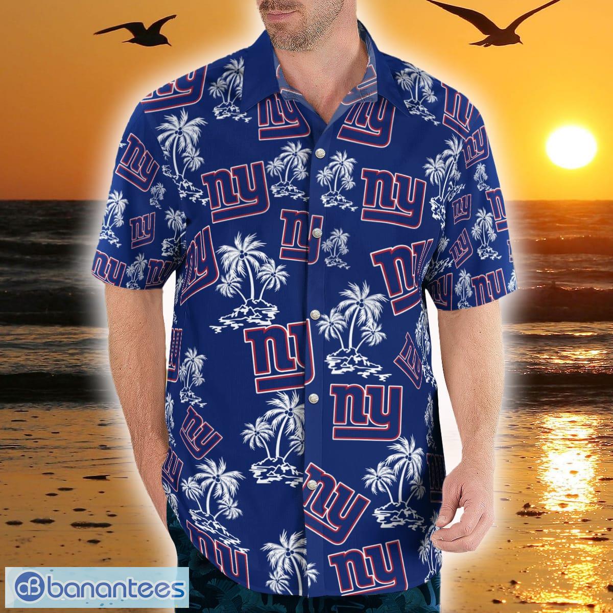 New York Giants Tropical Hibiscus Pattern Trending Summer Gift Hawaiian  Shirt