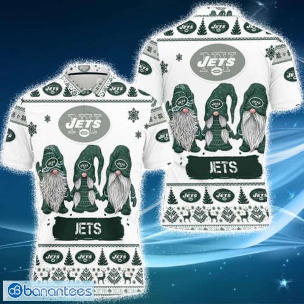 New York Jets White Polo Shirt, New York Jets Unique Gifts - T