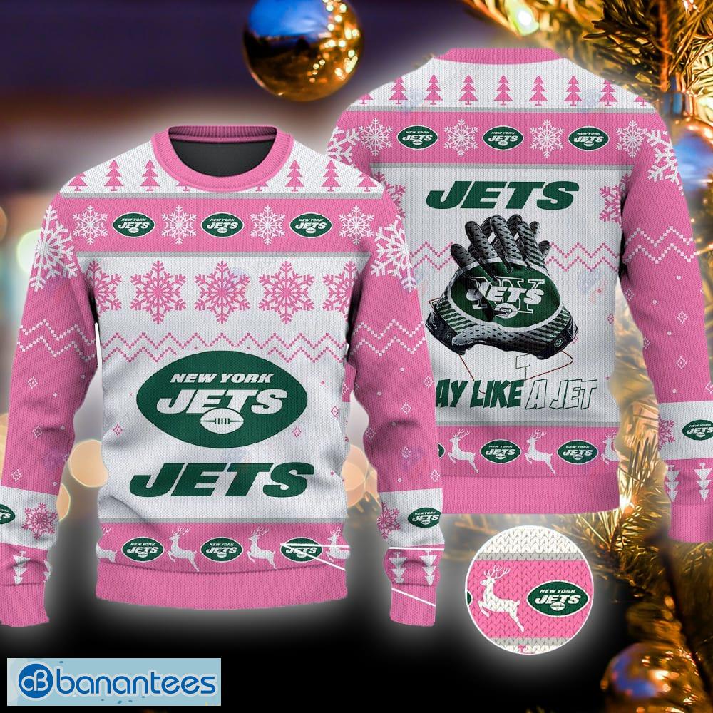 New York Jets Basic Pattern Knitted Sweater For Christmas - Freedomdesign