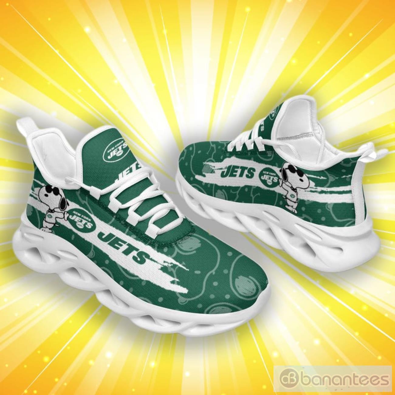 New York Jets NFL Max Soul Shoes Gift For Sport's Fans - Banantees