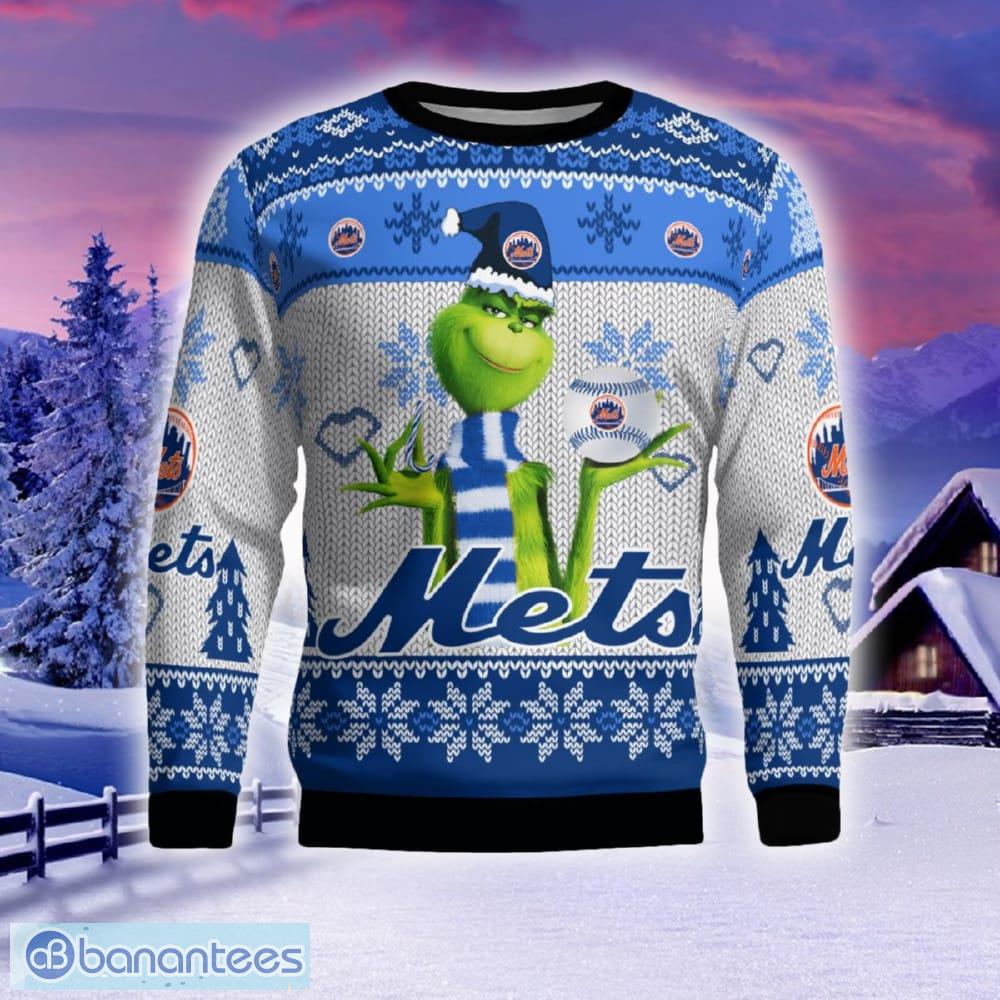 Grinch York Mets Ugly Sweater - T-shirts Low Price