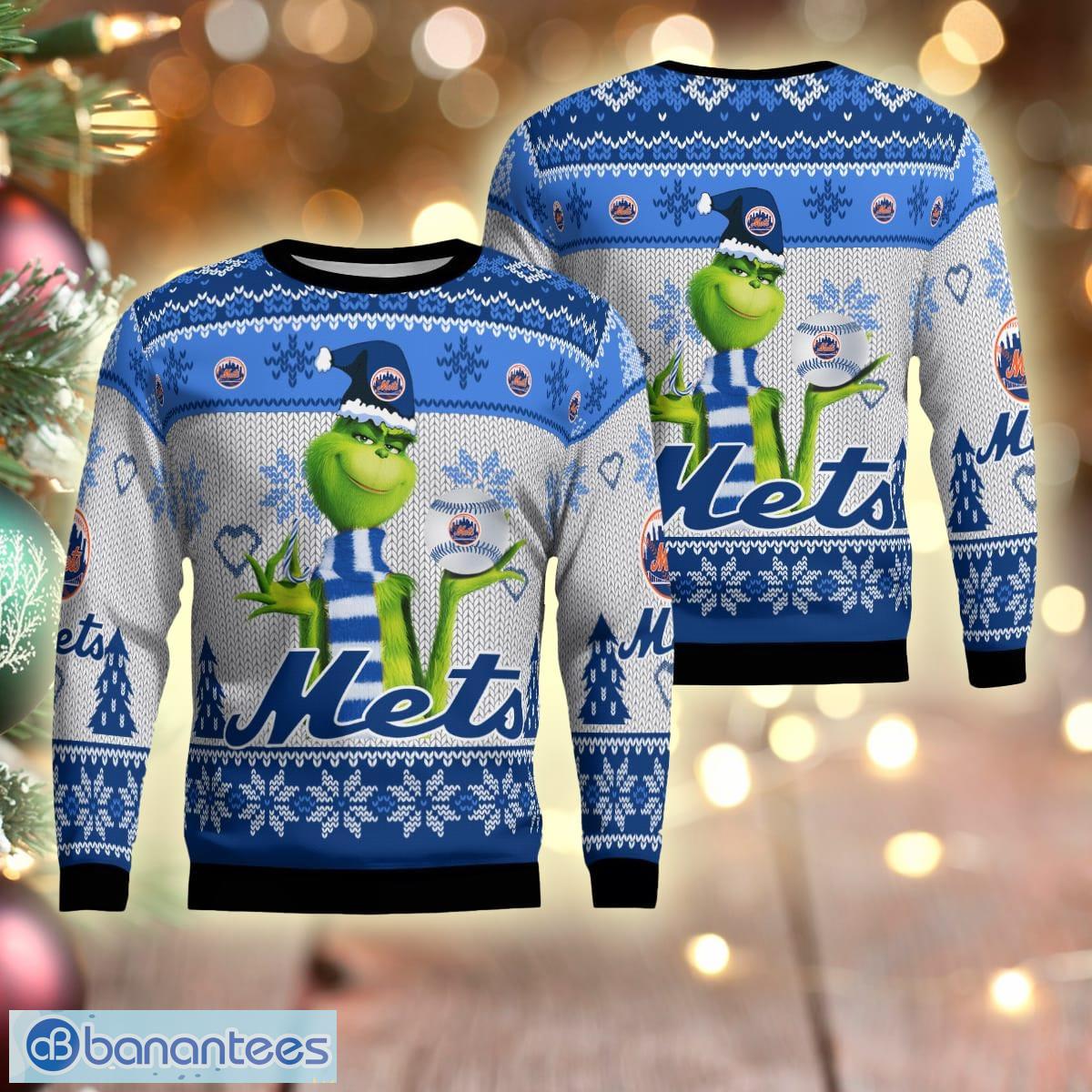 Grinch York Mets Ugly Sweater - T-shirts Low Price