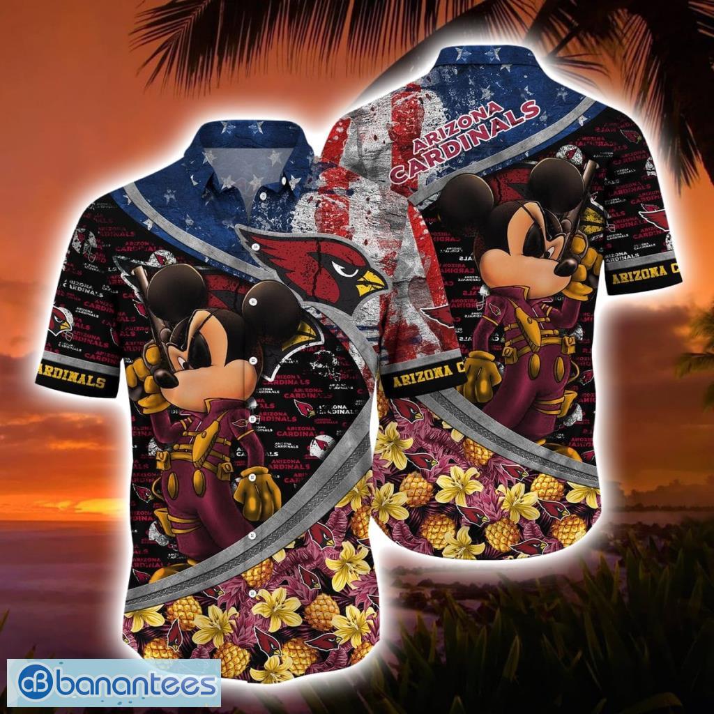 Nfl Arizona Cardinals Hawaii Shirt Hot Trending Cool Mickey For Fans Product Photo 1