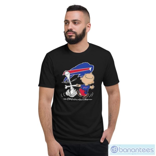 Nfl Buffalo Bills Charlie Brown Snoopy Dancing Shirt - Short Sleeve T-Shirt