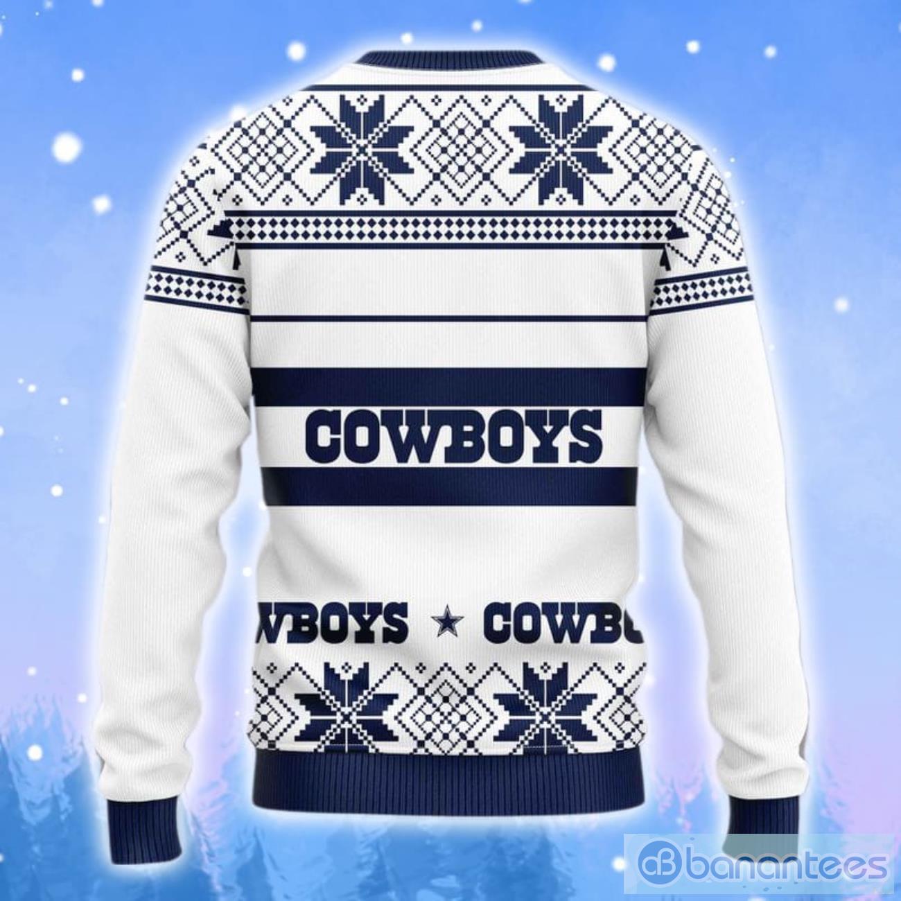 Dallas Cowboys Ugly Christmas Sweater Tree Christmas Gift For Football Fans  - Banantees