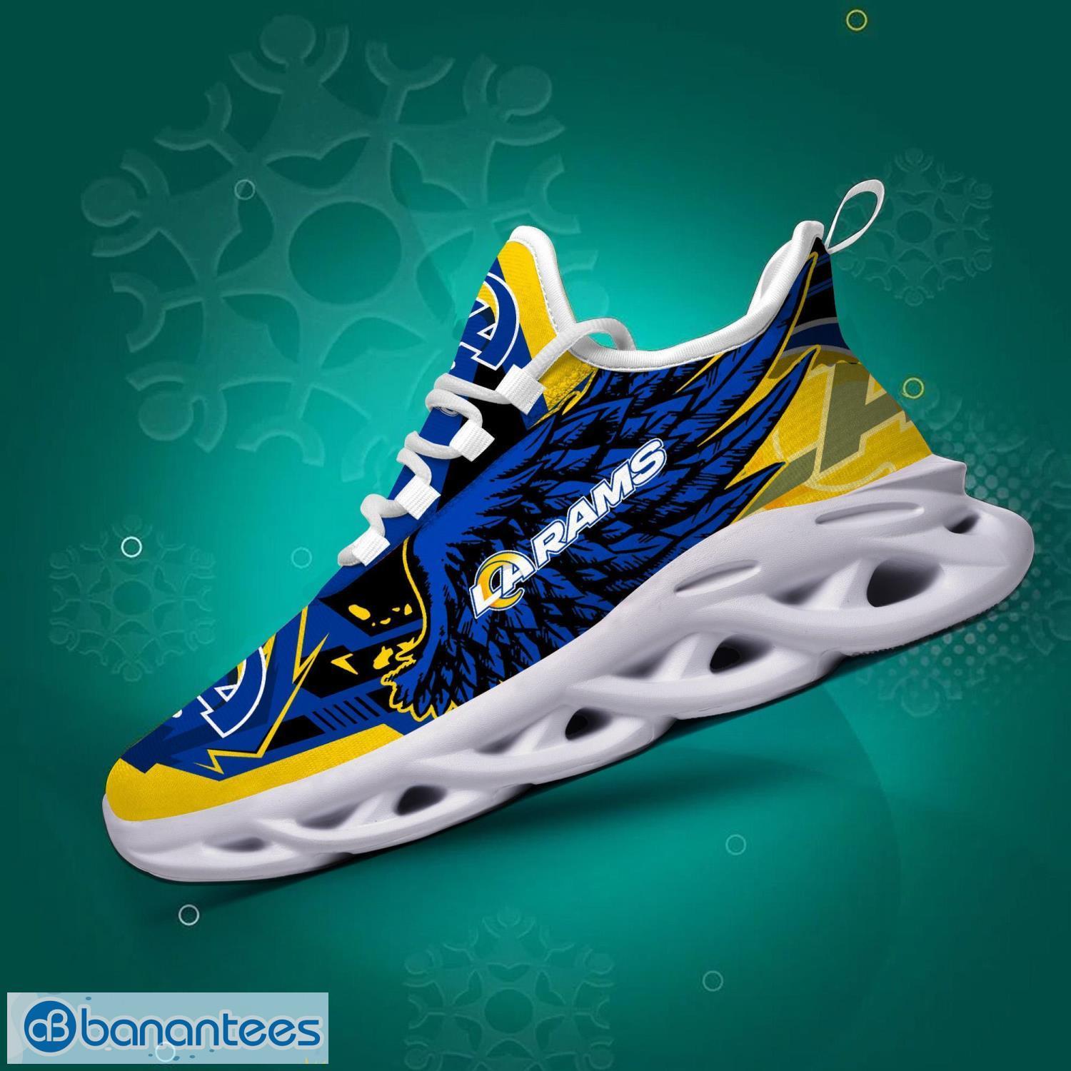 Personalize NFL Los Angeles Rams Limited Max Soul Sneakers Running Shoes -  T-shirts Low Price