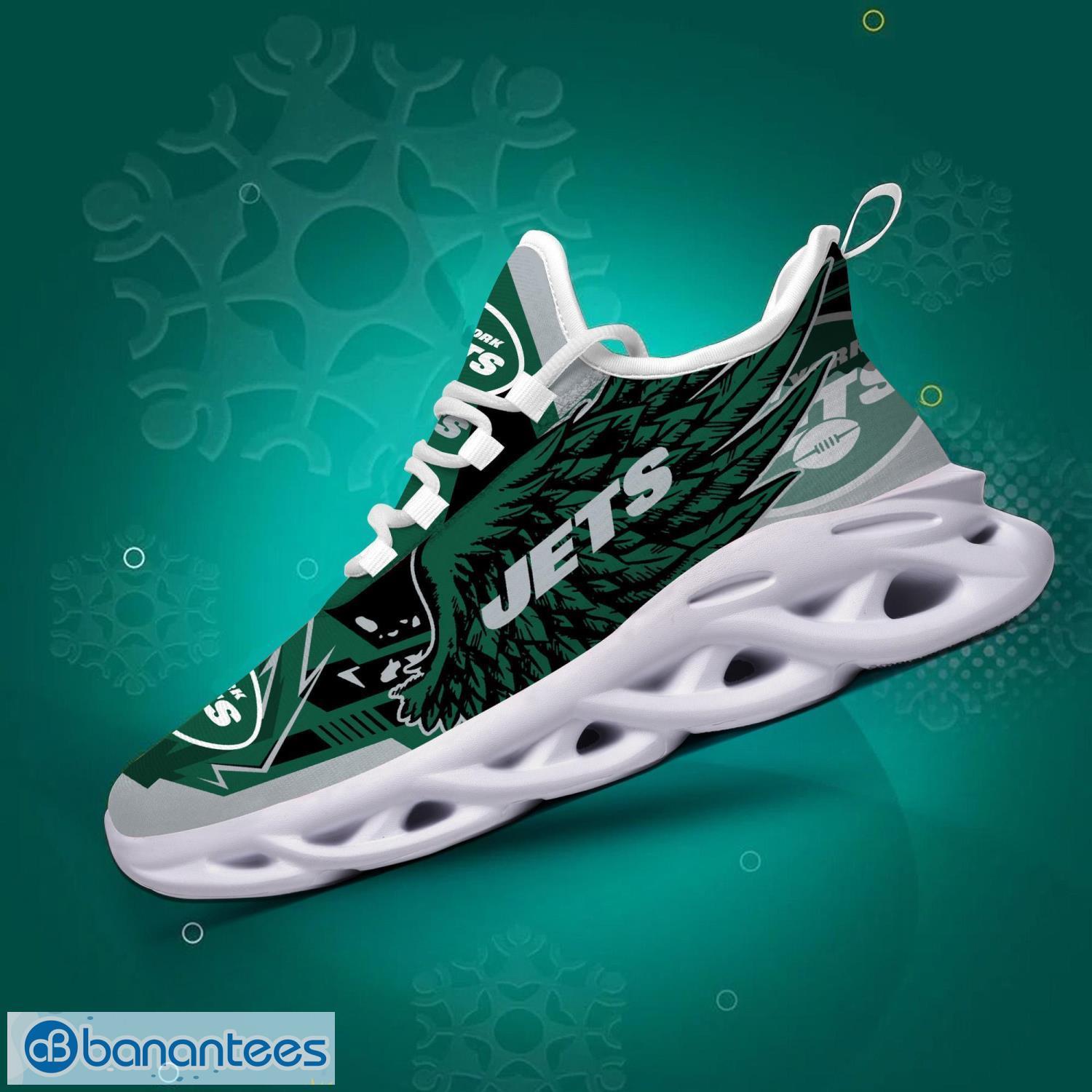 New York Jets Graphic Custom Name Chunky Sneaker AOP Gift Fans Max Soul  Shoes - YesItCustom