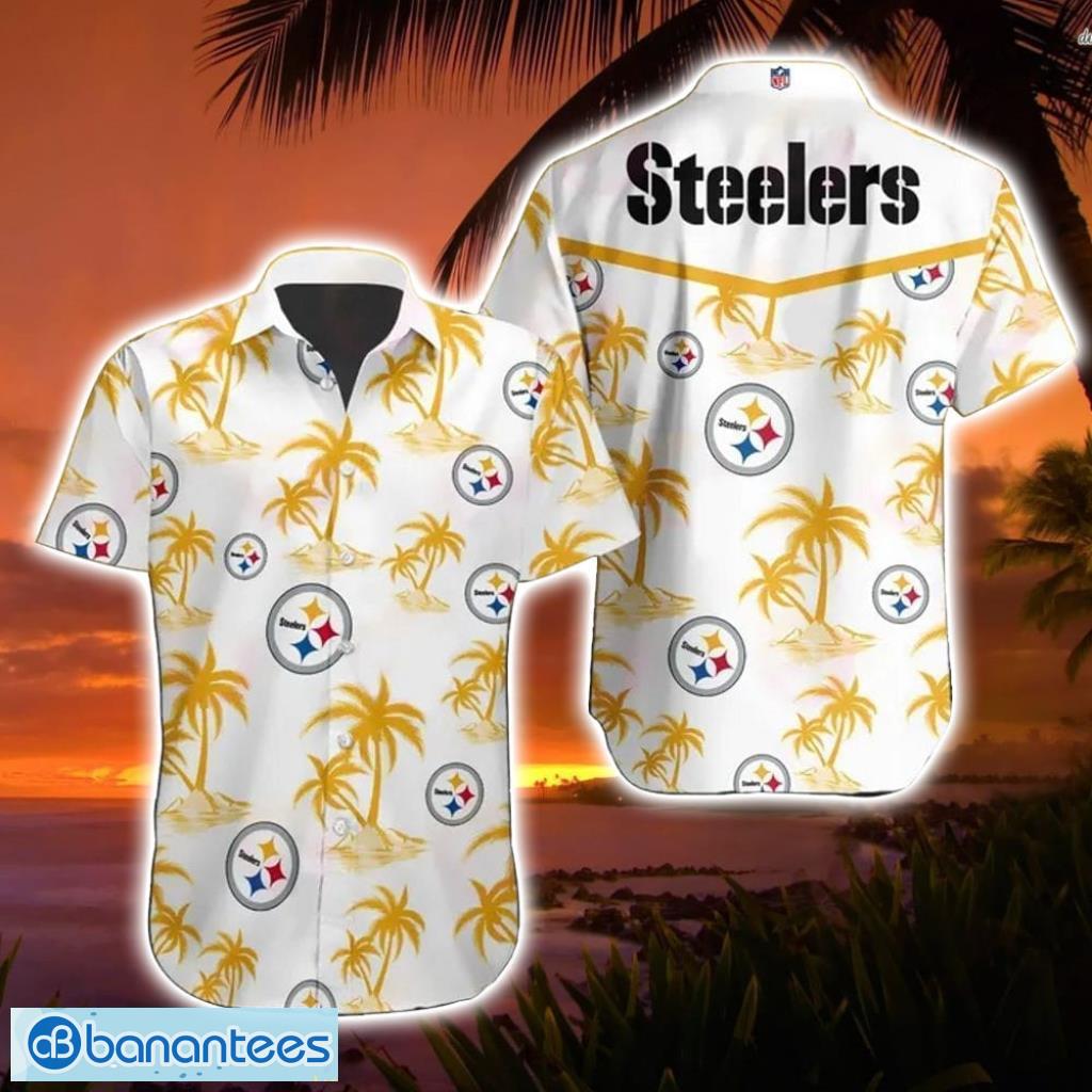 Nfl Pittsburgh Steelers Tropical Hawaiian Shirt For Fans Product Photo 1