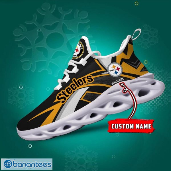 Pittsburgh Steelers Personalized Name NFL Ultra Sneakers Max Soul Shoes -  Freedomdesign