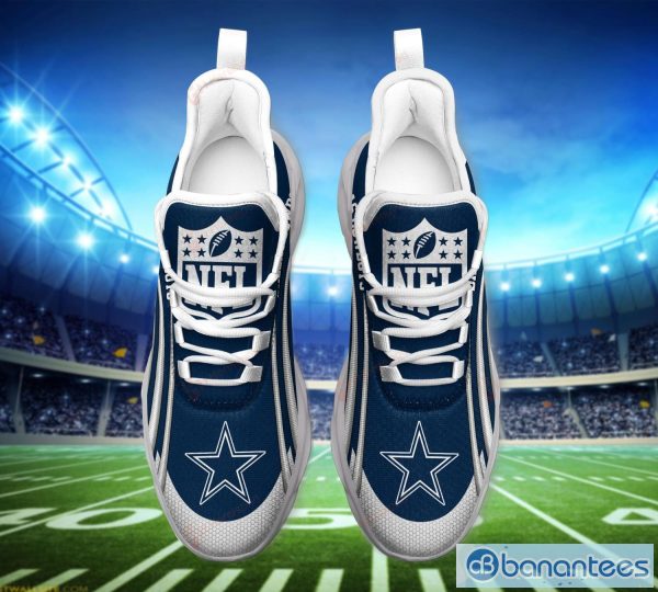 Dallas Cowboys Logo Seam Running Sneaker Custom Name Max Soul Shoes -  YesItCustom