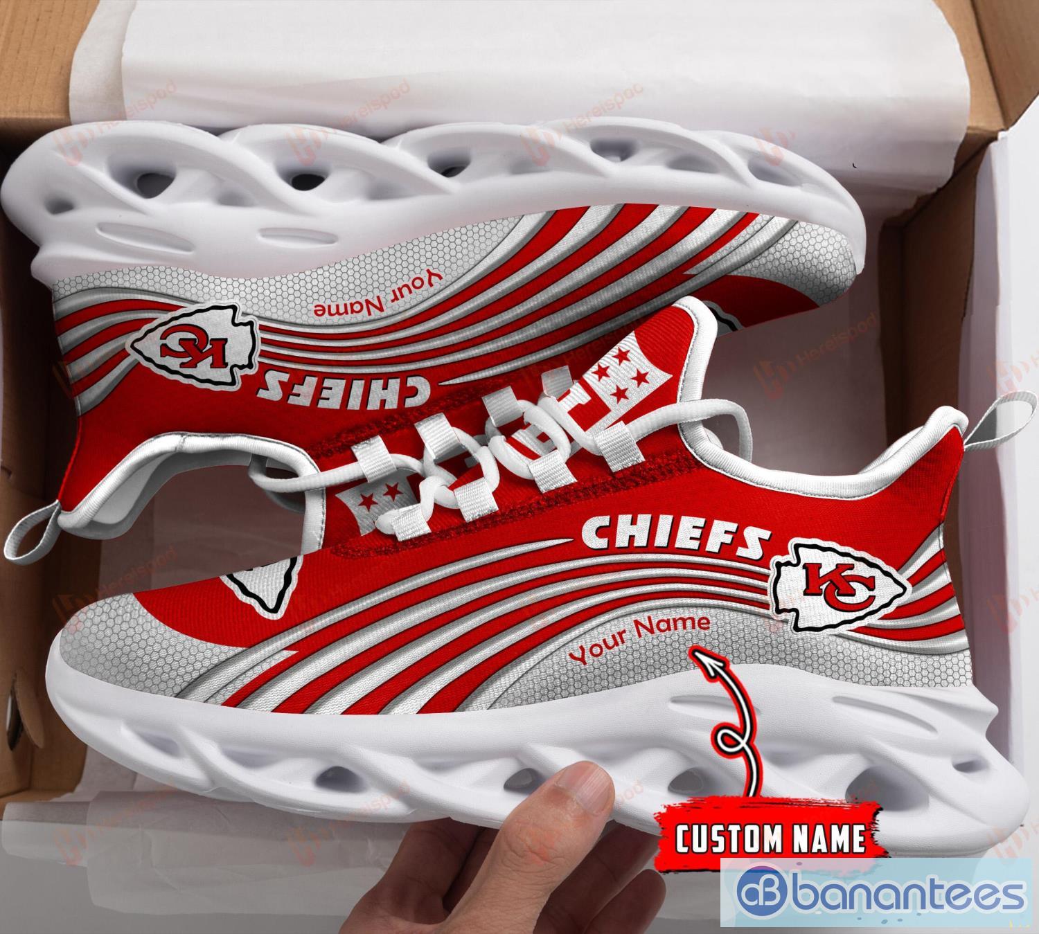 Kansas City Chiefs NFL Clunky Sneakers Max Soul Shoes - Growkoc