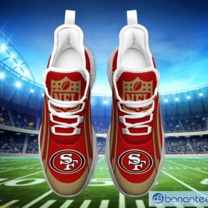 NFL Shoes San Francisco 49ers Running Sneakers Custom Name Max Soul Shoes Product Photo 4
