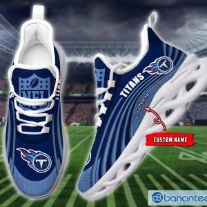 Tennessee Titans NFL Custom Name Angle Wings Max Soul Shoes For Men Women