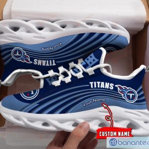 Tennessee Titans NFL Clunky Max Soul Shoes Custom Name Unique Gift For Fans  - Freedomdesign