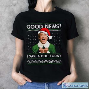 nmzGcEPH good news i saw a dog today movie quotes t shirt 3 300x300 image Good News I Saw A Dog Today Movie Quotes T-shirt - Ladies T-Shirt