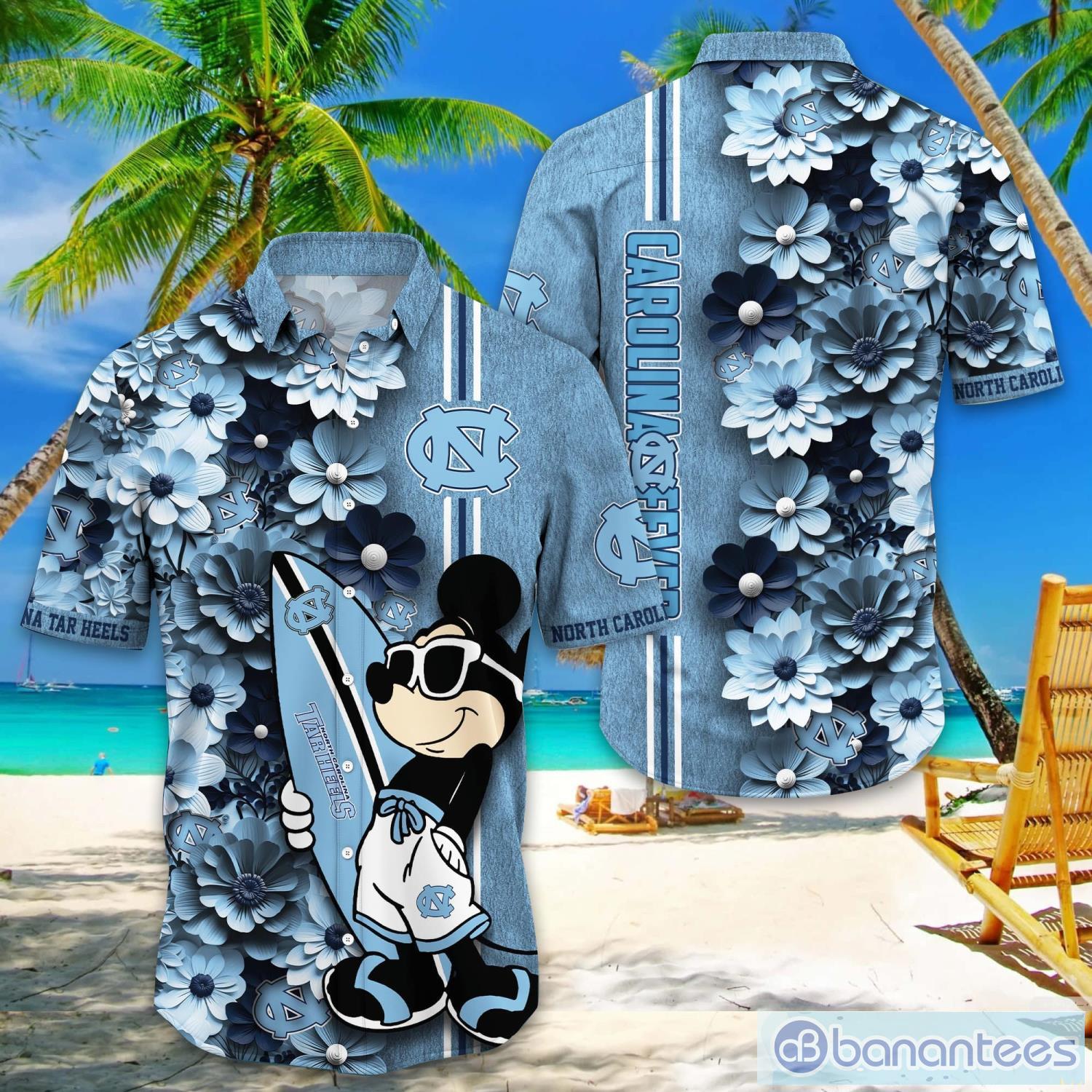 north-carolina-tar-heels-hawaiian-shirt-mickey-love-surfing-trending-summer-gift.jpg North Carolina Tar Heels Hawaiian Shirt Mickey Love Surfing Trending Summer Gift Product Photo 1