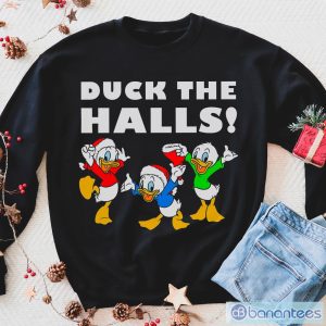 Huey Dewey And Louie Duck The Halls Christmas Sweatshirt, Christmas Party Christmas Shirt Xmas Unisex Gift Product Photo 1