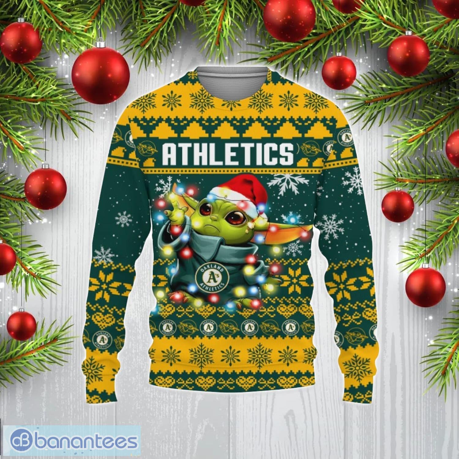 Merry Christmas Season 2023 Oakland Athletics 3D Hoodie Christmas