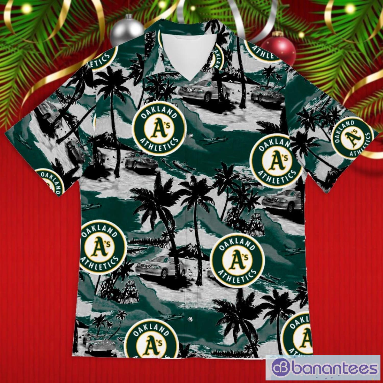 Oakland Athletics Sports American Tropical Patterns Summer Gift 3D Hawaiian Shirt Product Photo 1