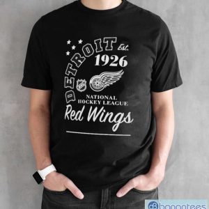 Official detroit Red Wings National Hockey League Starter Arch City Team T-Shirts - Black Unisex T-Shirt