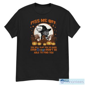 Halloween Grumpy Cat Piss Me Off You Will Slap You So Hard Even Google Won’t Be Able To Find You Vintage T-Shirt - G500 Men’s Classic T-Shirt